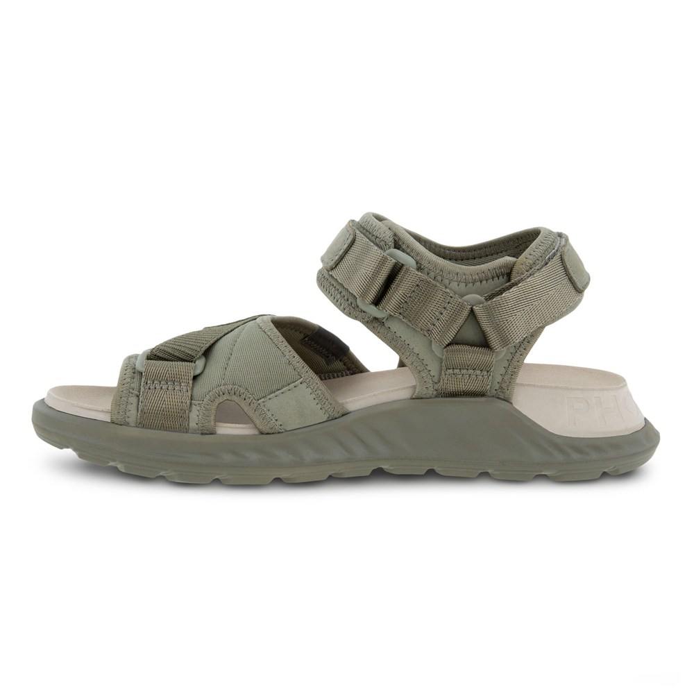 ECCO Womens Sandals Olive - Exowrap 3S Velcro - IZJ-243715